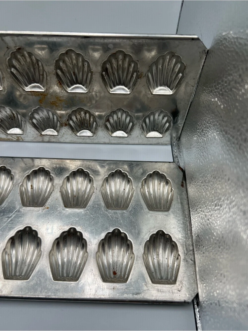 2  Madeleine Pans Made in France Baking Soap Cookie Mold
